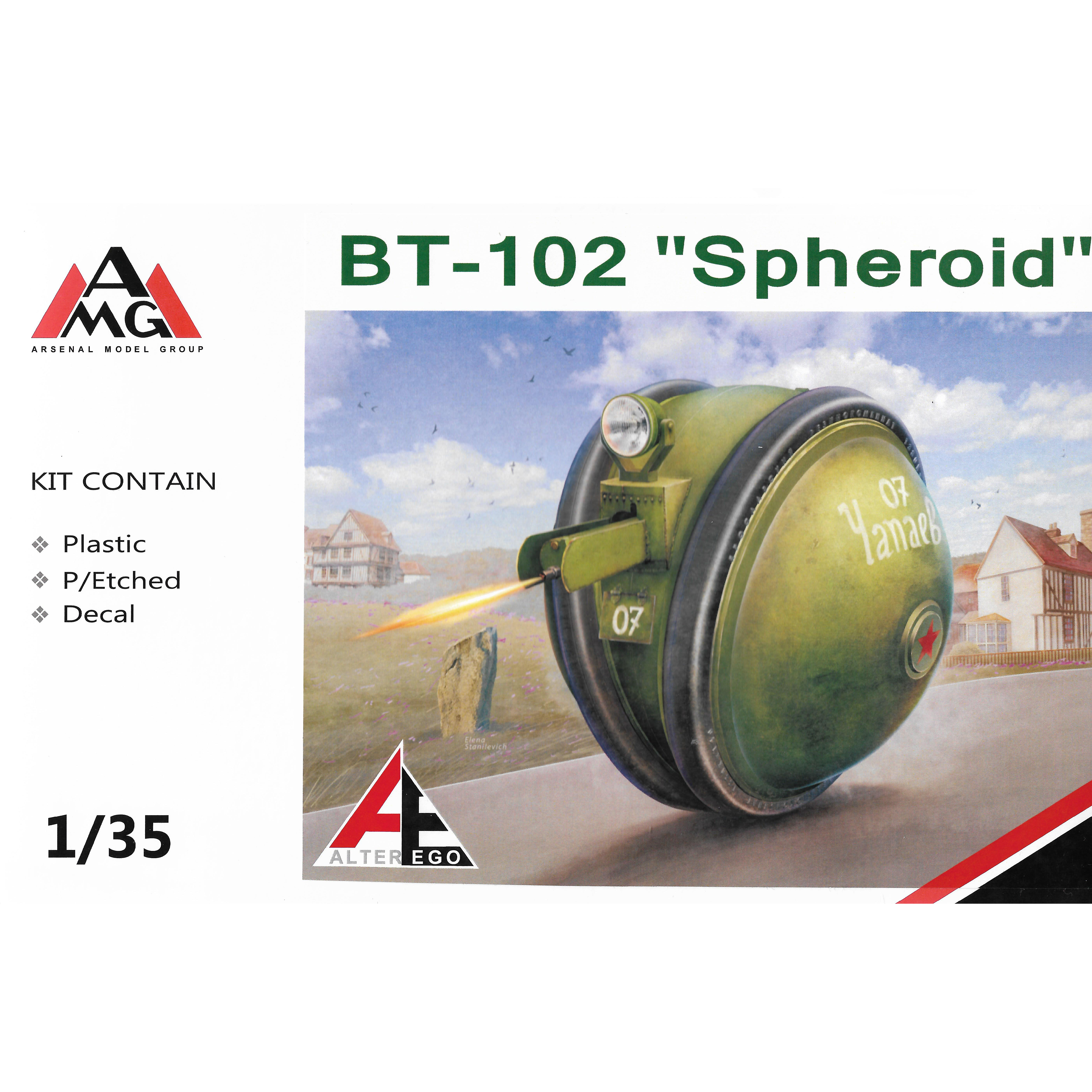 AE35203 AMG 1/35 Советский танк (проект) БТ-102 Сфероид