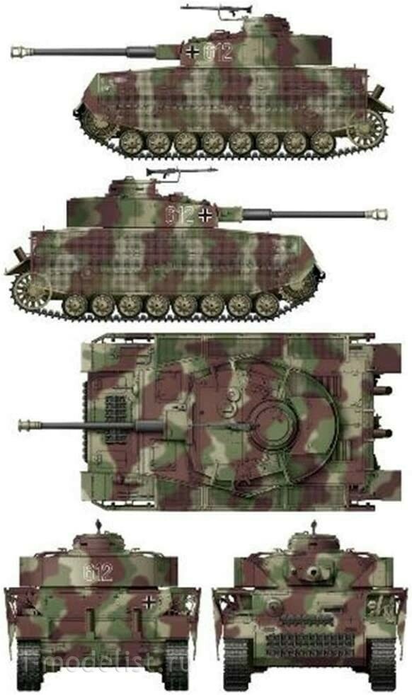 BD0036 Border Model 1/35 Камуфляжная маска для танка Pz.Kpfw.IV Ausf.J (поздний)