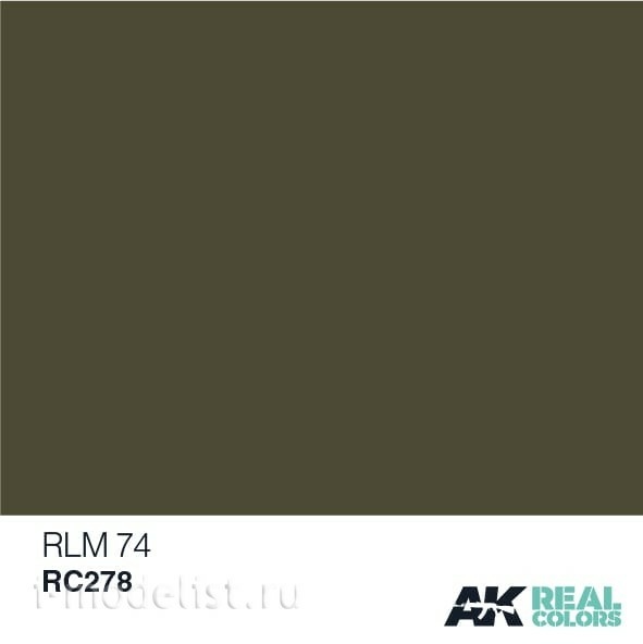 RC278 AK Interactive Акриловый лак RLM 74 (10мл)