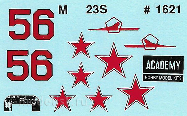 12445 Academy 1/72 Советский истребитель MiGG-23С Flogger-B