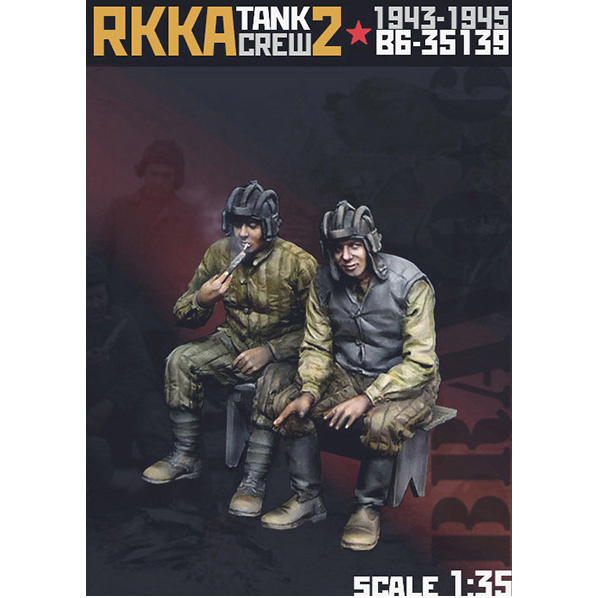 B6-35139 Bravo-6 1/35 RKKA Tank Crew (2) 1943-1945 / Танковая бригада РККА (2) 1943-1945