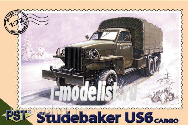 72022 Pst 1/72 Автомобиль Studebaker Us6 Cargo (models U3/U4)