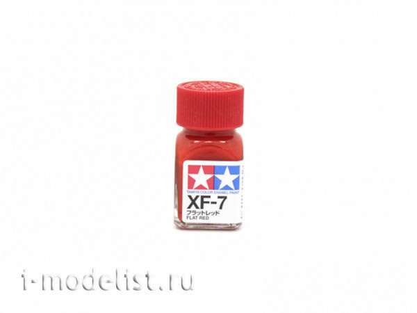 80307 Tamiya XF-7 Flat Red (Красная матовая) Эмалевая краска