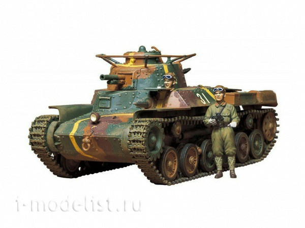 35075 Tamiya 1/35 Японский средний танк Type 97 (CHI-HA) 1937г. с 2 фигурами танкистов