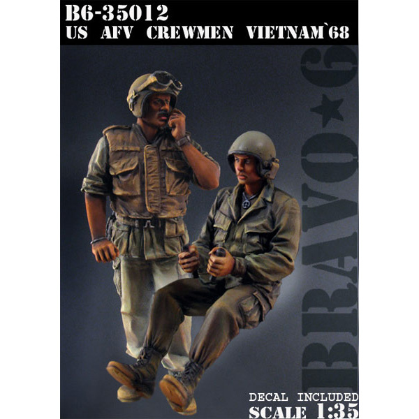 B6-35012 Bravo-6 1/35 U.S. AFV Crewmen, Vietnam'68 / Члены экипажа ВС США, Вьетнам 68-го года