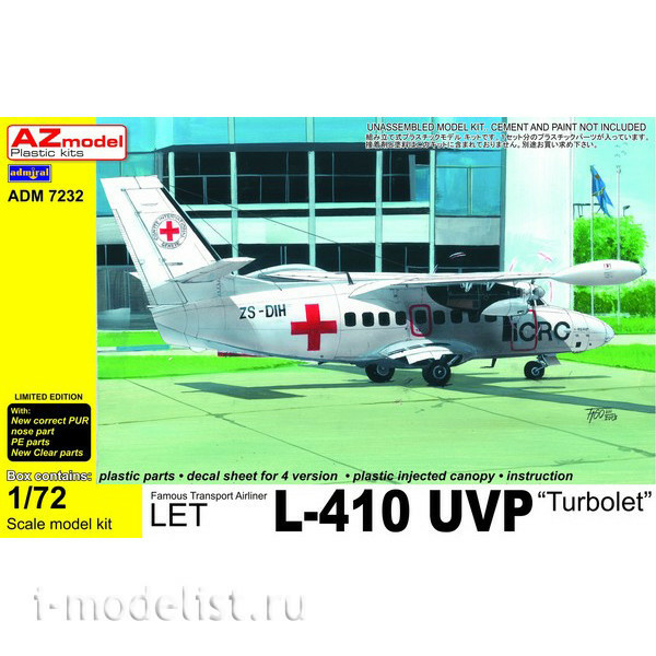 ADM7232 AZ Model 1/72 L-410 UVP 