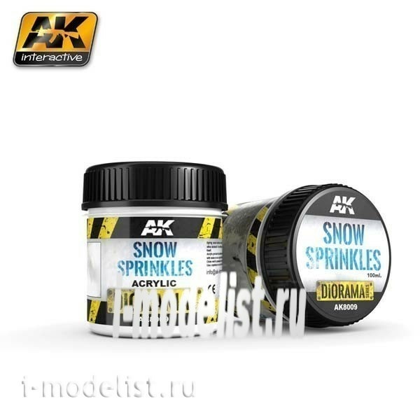 AK8009 AK Interactive Snow Sprinkles 100ml (Акриловый продукт для создания текстуры снега)