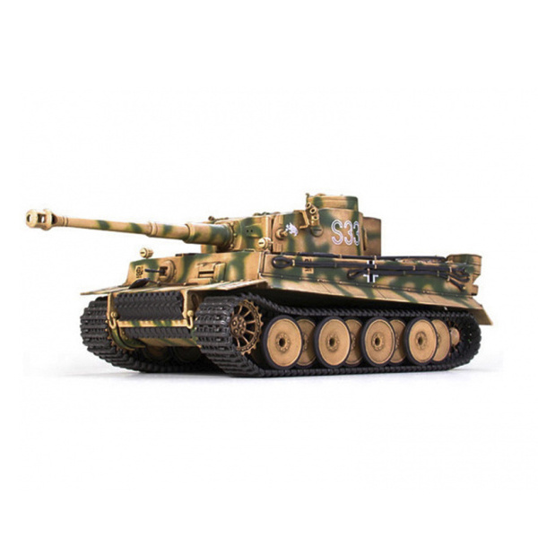35146 Tamiya 1/35 Танк TIger I Ausf.E (поздняя версия) c наборными траками и фигурой командира