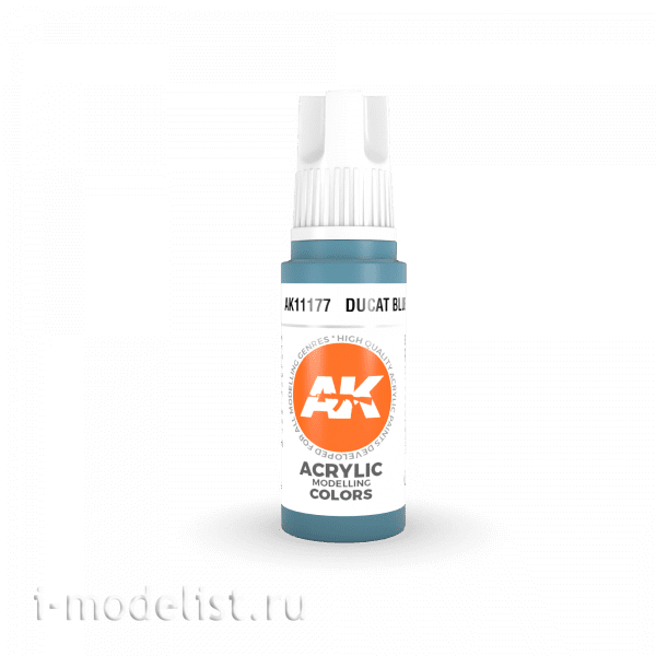 AK11177 AK Interactive Краска акриловая 3rd Generation дукат синий, 17 мл