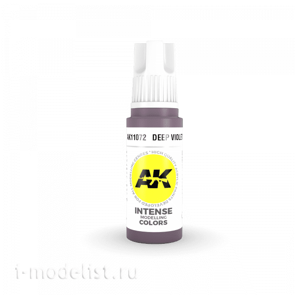 AK11072 AK Interactive Краска акриловая 3rd Generation Deep Violet 17ml / Глубокий фиолетовый