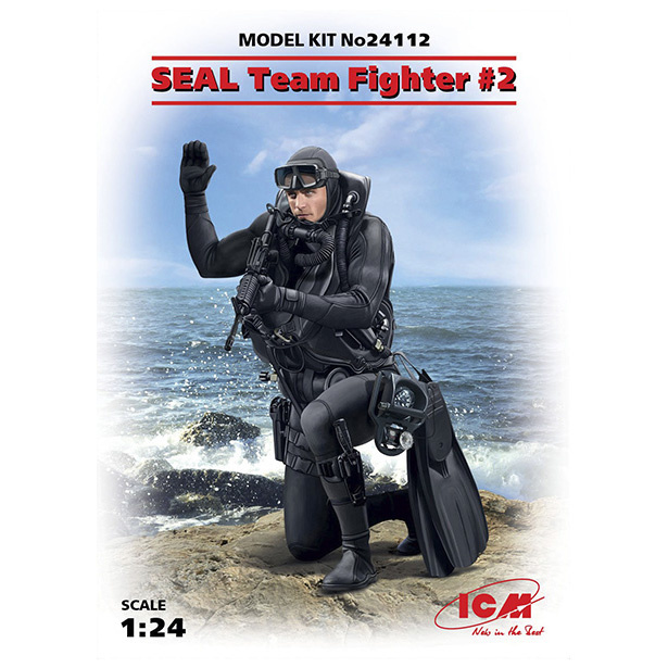 24112 ICM 1/24 Боец группы SEAL №2