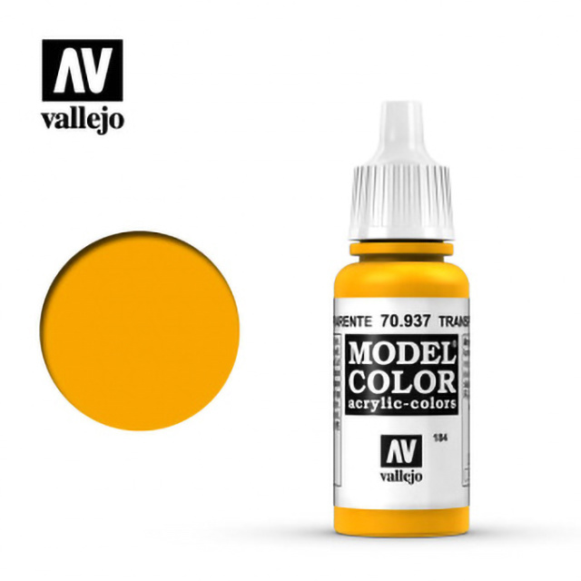 70937 Vallejo Краска акриловая `Model Color` Желтый прозрачный / Transparent Yellow