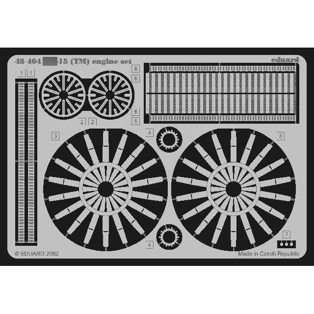 48404 Eduard 1/48 Фототравление С-15TM Flagon engine  