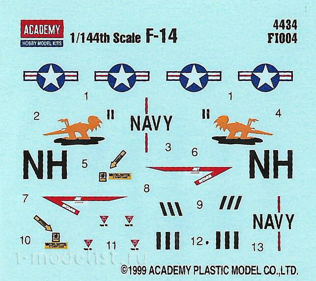 12608 Academy 1/144 F-14 Tomcat
