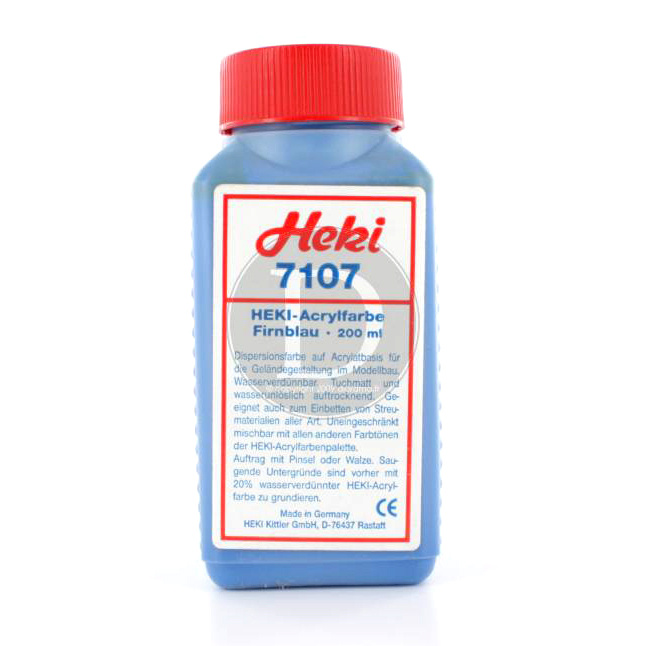 7107х Heki Акриловый краситель. Синий 200 мл