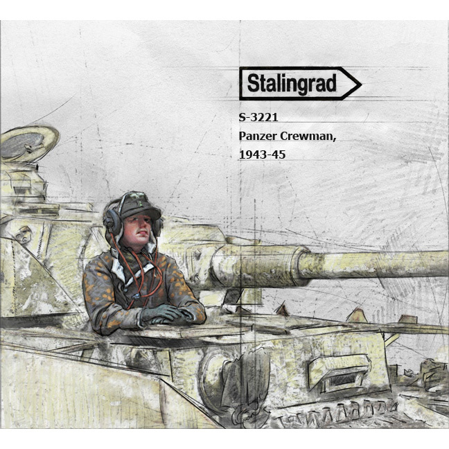 S-3221 Stalingrad 1/35 Танковый экипаж, 1943-45