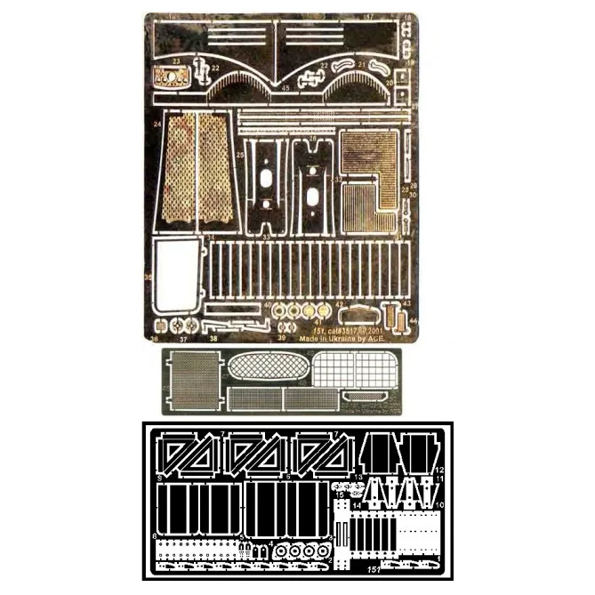 3518 ACE 1/35 Фототравление для З-151 (для Звезда/Italeri)