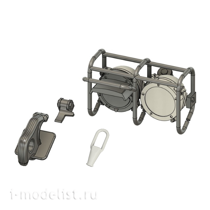 Im72039 Imodelist 1/72 Набор детализации (3D-печать) + металлический точеный ствол для модели фирмы 