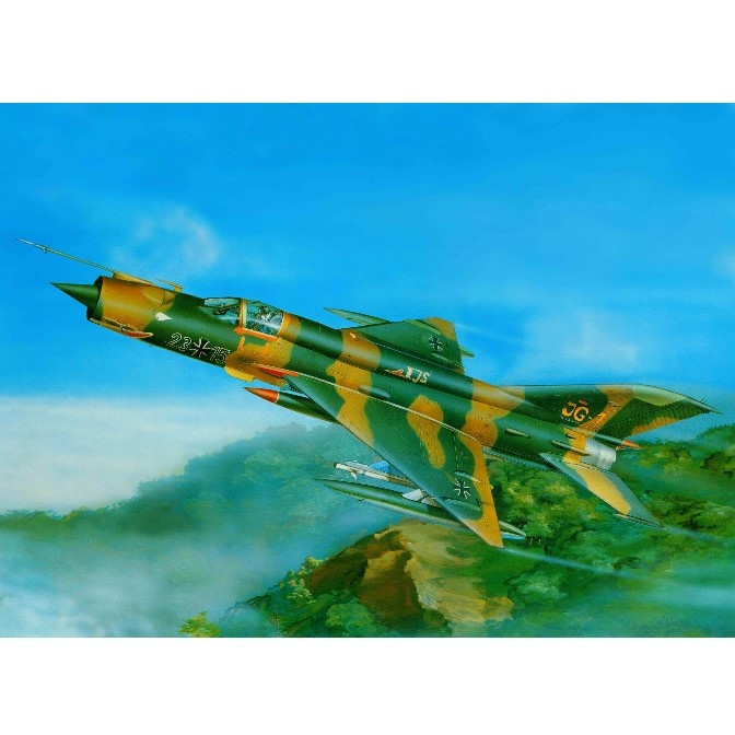 02218 Трубач 1/32 Самолет М-21 MF Fishbed J