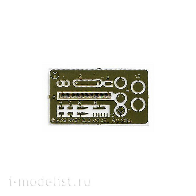 RM-5140 Rye Field Model 1/35 Немецкий танк Sd.kfz.181 Tiger I (ранний, Курск 1943) с двигателем и фигуркой Михаэля Виттманна