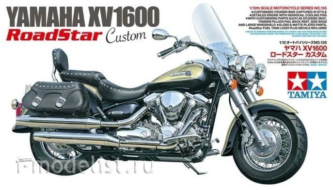 14135 Tamiya 1/12 Мотоцикл Yamaha XV1600 Road Star Custom