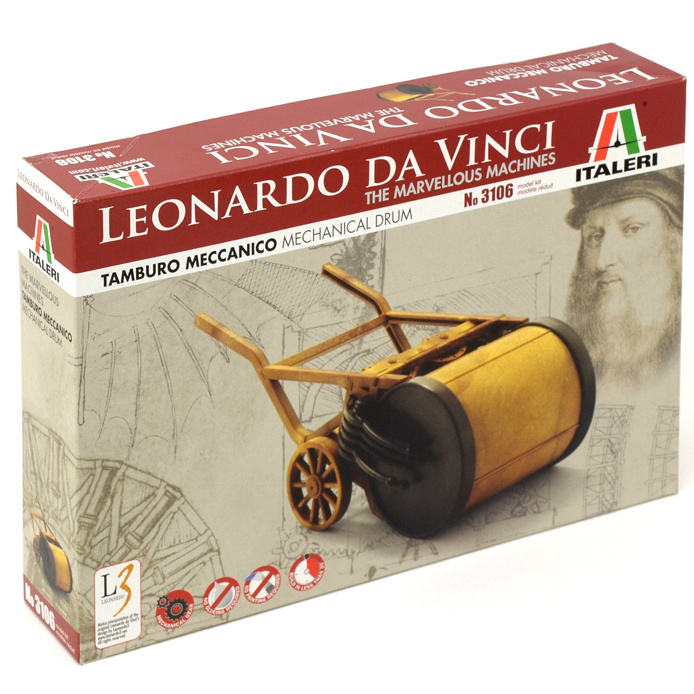 3106 Italeri Серия Леонардо Да Винчи, Механический барабан