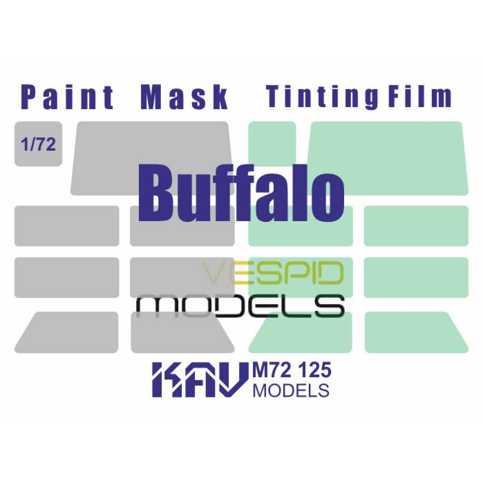 M72 125 KAV models 1/72 Окрасочная маска на Buffalo (Vespid) Profi