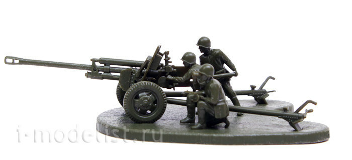 6253 Звезда 1/72 Советская противотанковая пушка