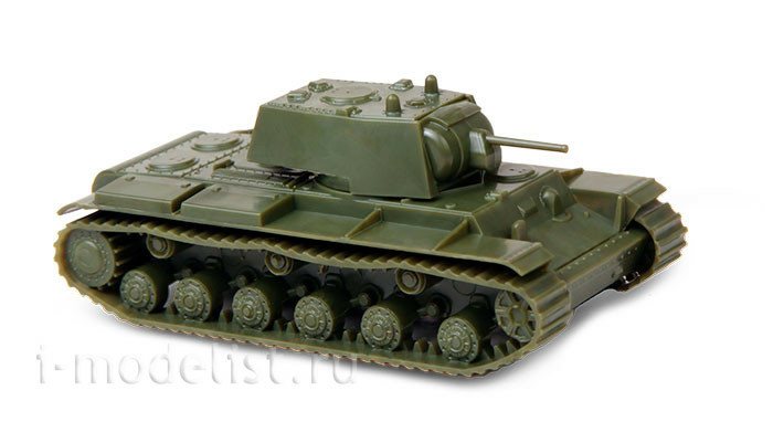 6190 Звезда 1/100 Советский тяжёлый танк КВ-1 обр. 1941г. с пушкой Ф-32