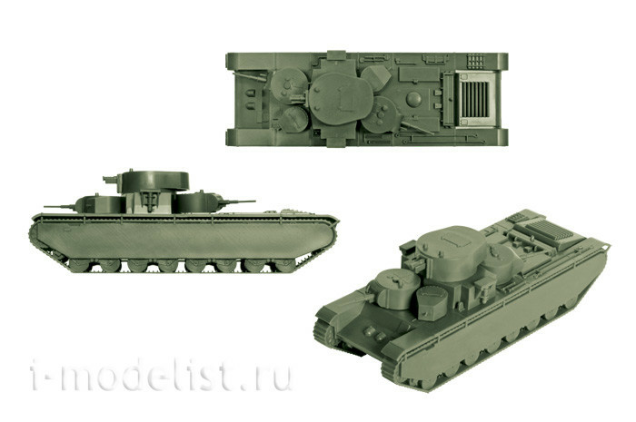 6203 Звезда 1/100 Советский тяжелый танк Т-35