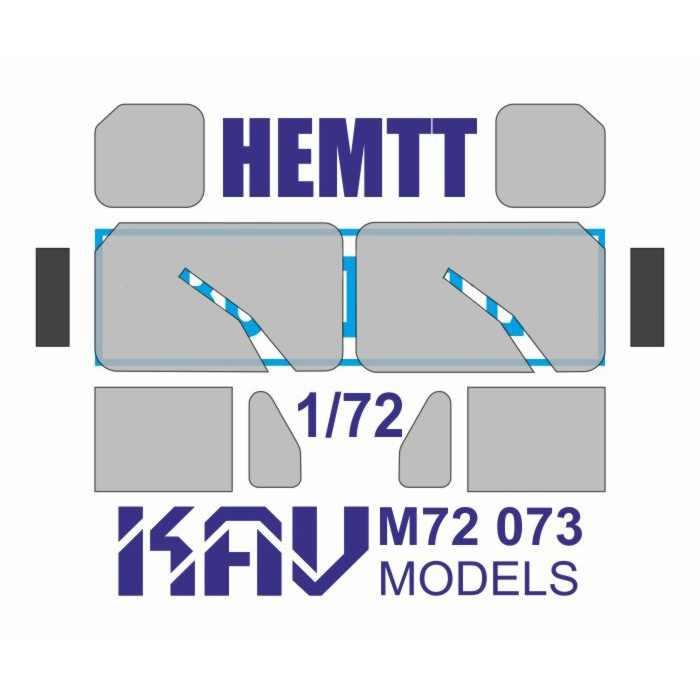 M72 073 KAV Models 1/72 Окрасочная маска на HEMTT (Трубач)