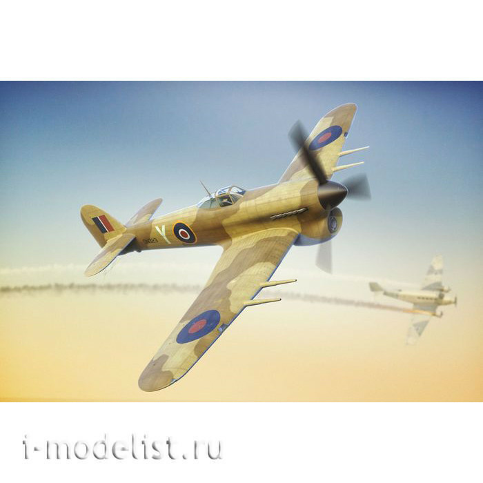 BRP72039 Brengun 1/72 Typhoon Mk.Ib Car Doors - Испытания в Люфтваффе и пустыне