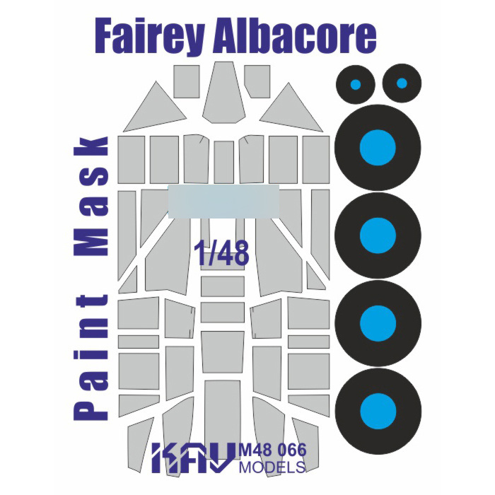 M48 066 KAV models 1/48 Окрасочная маска на Fairey Albacore (Трубач)