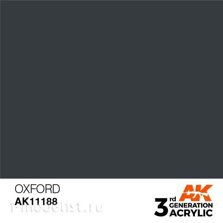 AK11188 AK Interactive Краска акриловая 3rd Generation Оксфорд, 17 мл