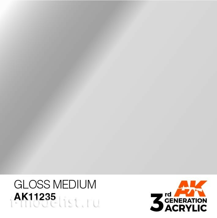 AK11235 AK Interactive Краска акриловая 3rd Generation глянцевая средняя, 17 мл