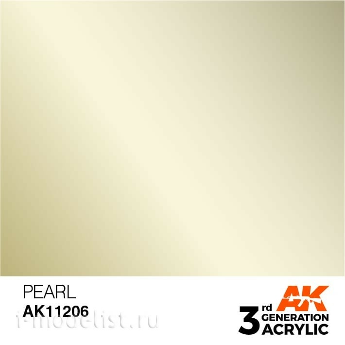 AK11206 AK Interactive Краска акриловая 3rd Generation жемчужный, 17 мл