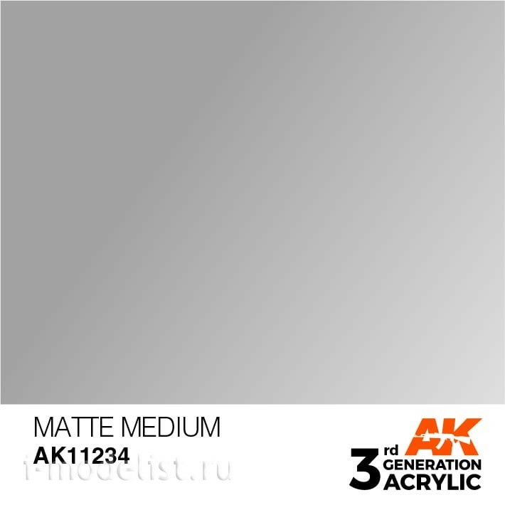 AK11234 AK Interactive Краска акриловая 3rd Generation матовая средняя, 17 мл