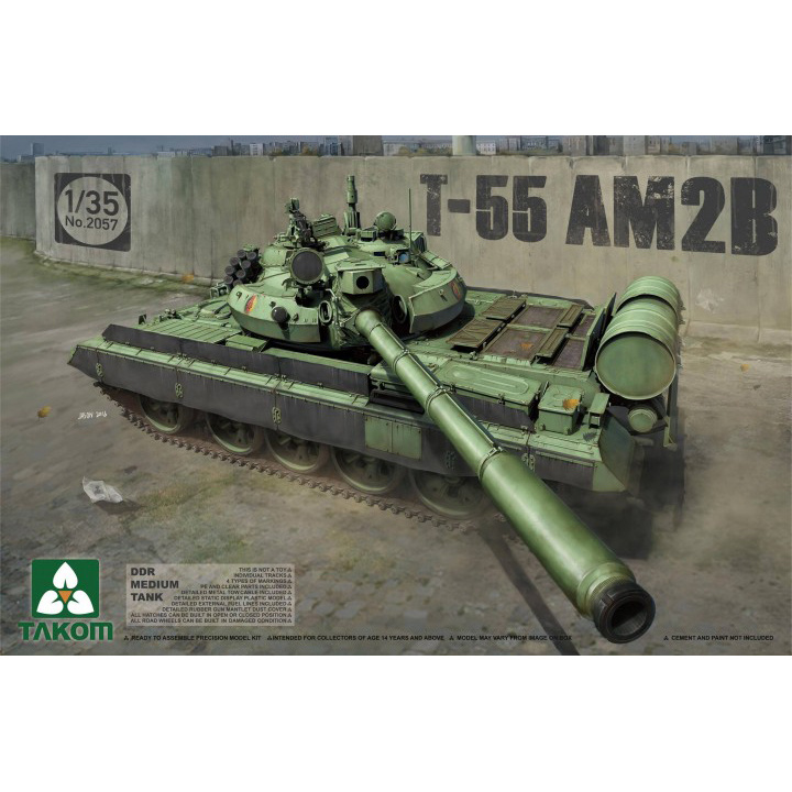 2057 Takom 1/35 DDR Medium Tank T-55 AM2B