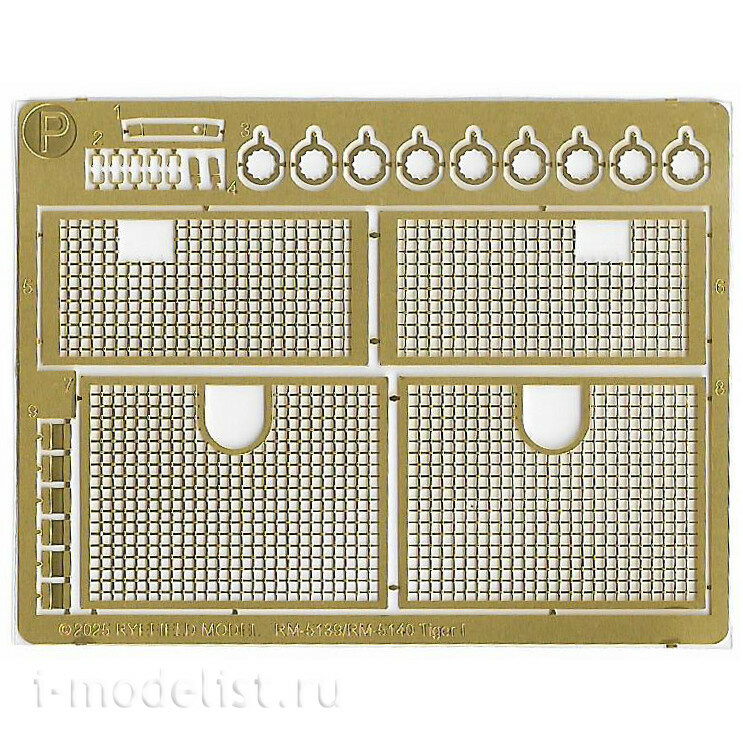 RM-5139 Rye Field Model 1/35 Немецкий танк Sd.kfz.181 Tiger I (ранний, Курск 1943) с фигуркой Михаэля Виттманна