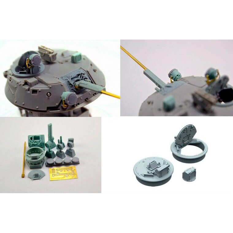 35111 Miniarm 1/35 Боевая машина пехоты-2 комбашенка, прицел наводчика, осветители ОУ-3,ОУ-5 маска пушки, точенный ствол, ФТ