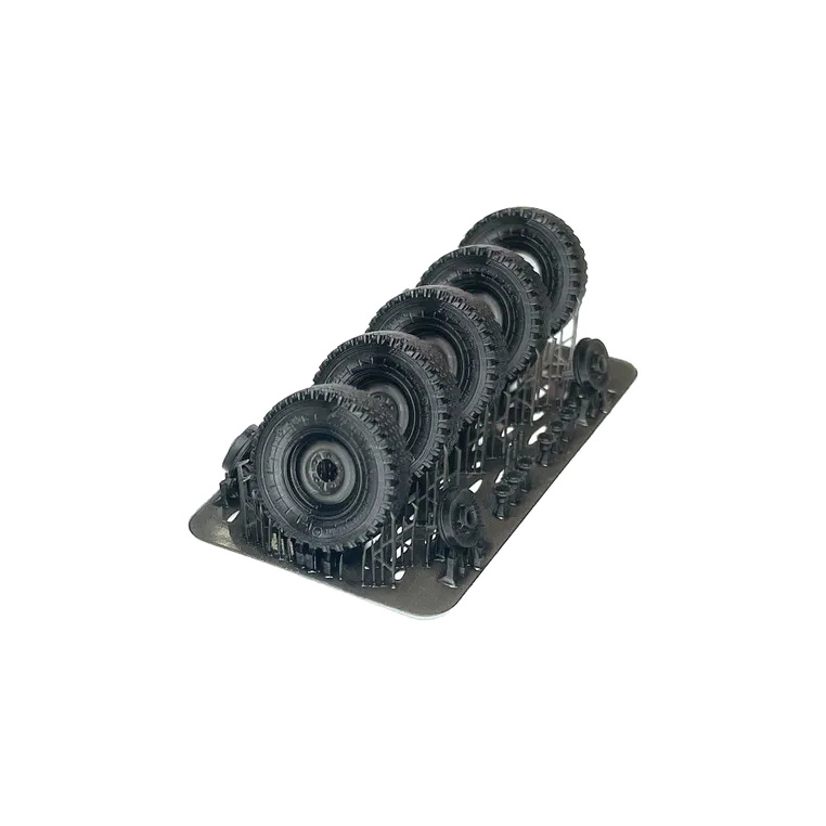 KL430003 Kraft Lab 1/43 Комплект колёс в сборе с шинами ЯИ-357 