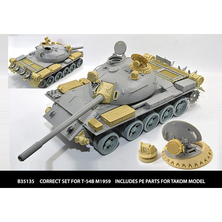 35135 Miniarm 1/35 Корректирующий набор Т-54Б модель 1959 г., включает фототравления