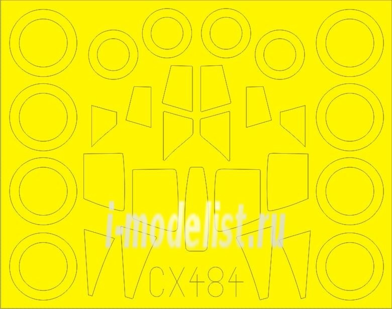 CX484 Eduard 1/72 Маска для MiGG-31