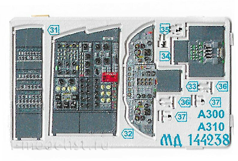 144238 Микродизайн 1/144 Фототравление для A300/A310 (Восточный Экспресс)
