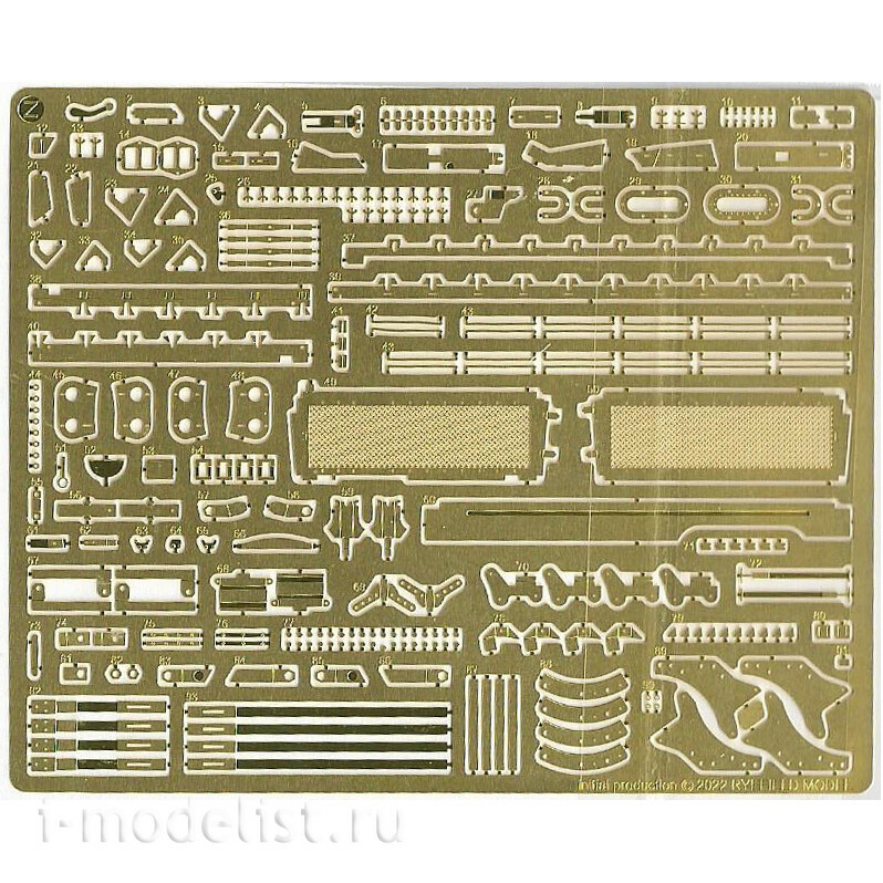 RM-2055 Rye Field Model 1/35 Набор деталировки для модели танка Т-55 RM-5098