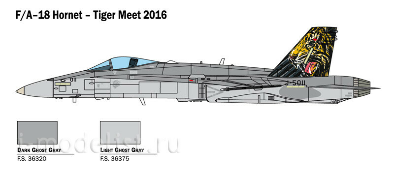 1394 Italeri 1/72 Самолёт F/A-18 HORNET в ливрее 