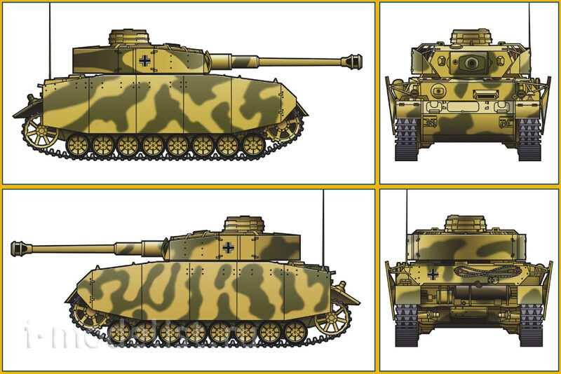 7007 Italeri 1/72 Немецкий танк Panzer Kpfw. IV