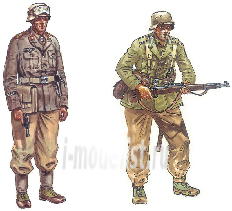 6099 Italeri 1/72 Немецкая пехота Африканского корпуса