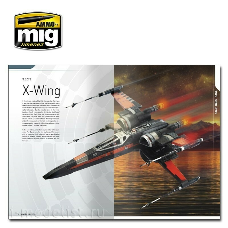 AMIG6110 Ammo Mig Книга GRAVITY 1.0 - Руководство по идеальному научно-фантастическому моделированию / Sci-Fi Modelling's Perfect Guide