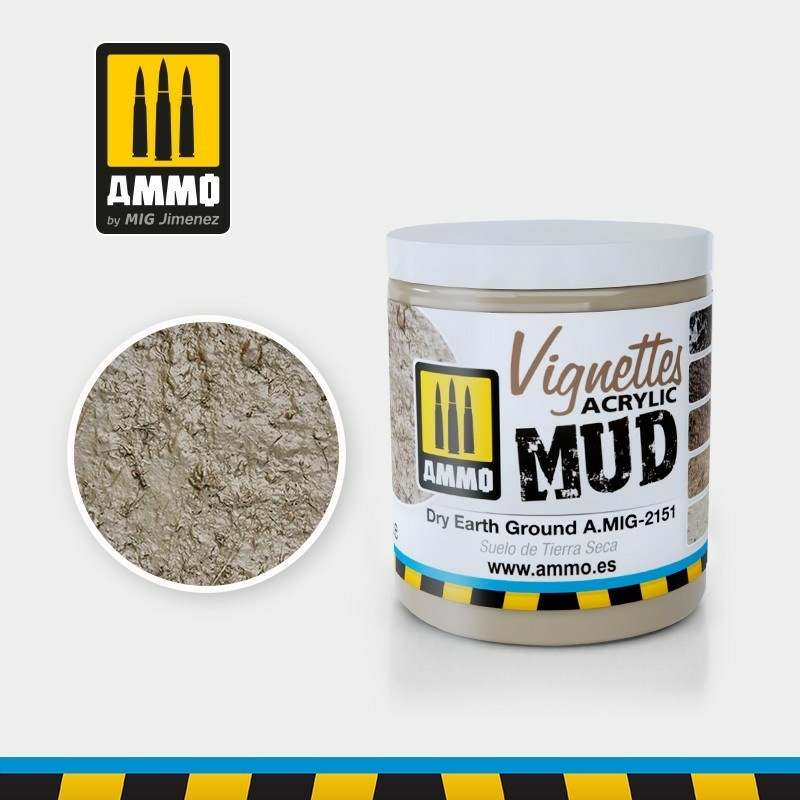 AMIG2151 Ammo Mig Текстура VIGNETTES Сухая земля / Dry Earth Ground